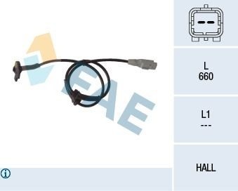 FAE 78117 Sensor ABS FAE 78117 Sensor ABS