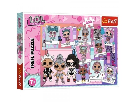Puzzle 200 Elements L.O.L Surprise Lovely Dolls