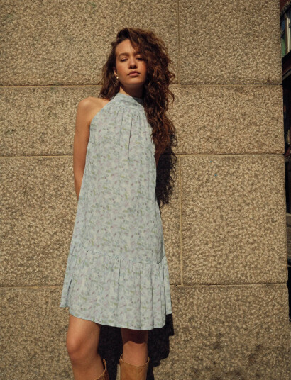 Noella London Short Dress - Blue - XL