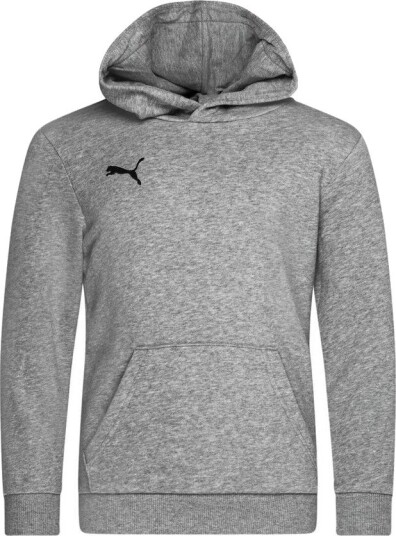 PUMA Hettegenser teamGOAL 23 Casuals Grå/PUMA Svart Barn størrelse YS/128 cm