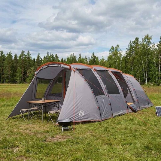 telt Grå og Oransje 675 x 392 x 210 cm