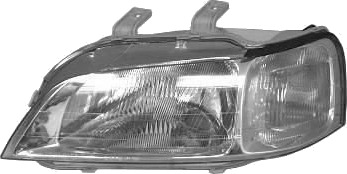 VAN WEZEL 2529963 Frontlykter