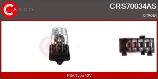 Motstand kupévifte CASCO CRS70034AS