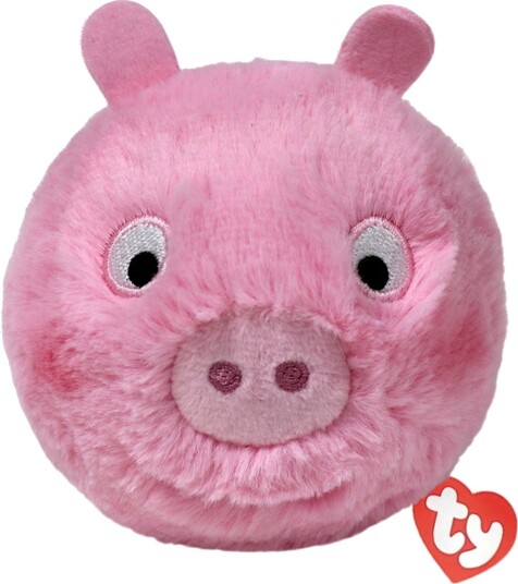 Ty Kosedyr/Hoppeball Beanie Hoppeballer 10 cm Gustav Peppa Ty OneSize Kosedyr Lyseblå Rosa