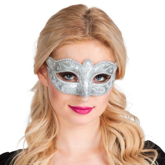 Boland Party Partners Øyemaske Venice Sølv - One size Boland Party Partners Øyemaske Venice Sølv - One size