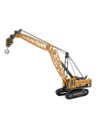 Toi-Toys METAL Construction vehicle crane truck with caterpillar tracks 1:55