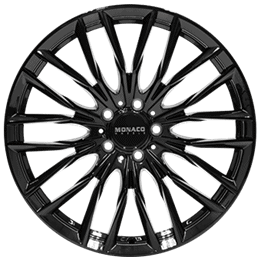MONACO WHEELS GP2 Gloss Black 8Jx18 5/112 ET45 B66.5 felegen