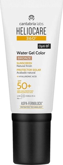 Heliocare Water Gel Color SPF 50+ Solkrem med Farge 50 ml - Bronze
