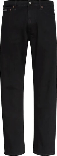 Calvin Klein | Slim Straight Jaguar Black Jean | 30 x 34