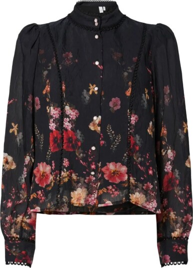 YAS   Bluse yasRomantica   Svart