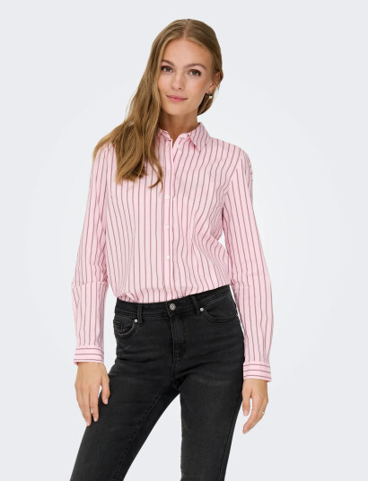 JDY Jdymio L/S Shirt Wvn Noos   Pink   38