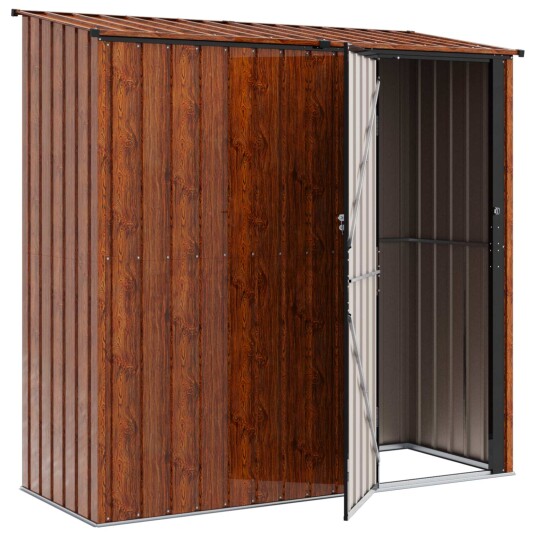 Hageskur Brun 203 x 85,5 x 200 cm Metall Hageskur Brun 203 x 85,5 x 200 cm Metall