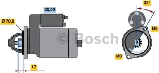 BOSCH 0 986 022 151 Starter BOSCH 0 986 022 151 Starter