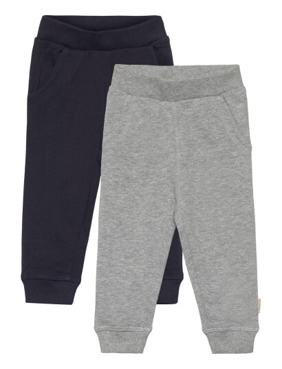 Minymo Sweat Pants (2-Pack) - Multi/patterned - 86
