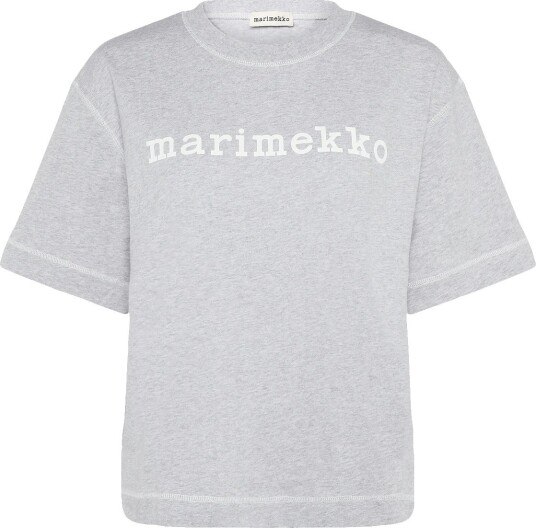 Marimekko Pyörteet Logo Placement GREY MELANGE L.VALK. XXL