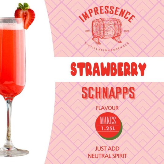 Impressence Strawberry Schnapps Essens med smak av jordbær schnapps