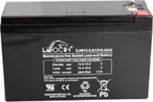Leoch 12v 5ah CT (AGM) Batteri 151x53x93