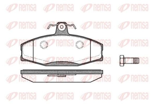 Bremseklosser REMSA 0620.20 Bremseklosser REMSA 0620.20