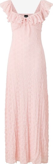Gina Tricot Maxikjole Frill Maxi Rosa Gina Tricot Maxikjole Frill Maxi Rosa