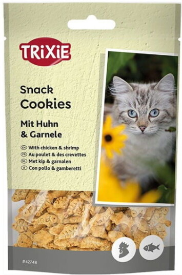 Trixie Kattekjeks Kylling og Reker - Små Godteribiter for Katter Trixie Kattekjeks Kylling og Reker - Små Godteribiter for Katter