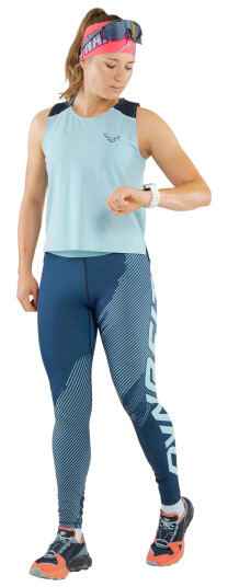 Dynafit Ultra Graphic Long Tights Wblueberry/marine blue XL-48/42