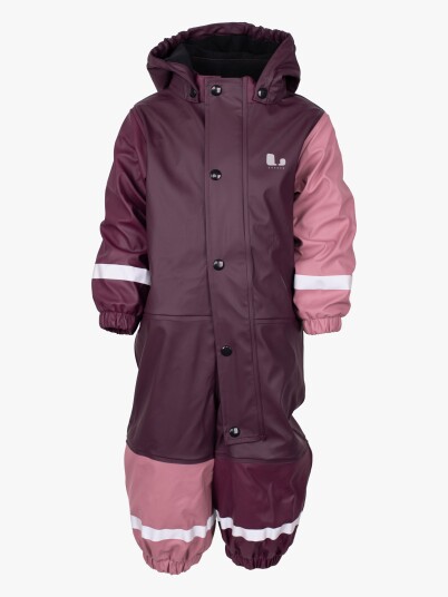Lindberg Fagerhult Fôret Regndress Plum/Dry Rose 74
