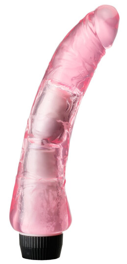 baseks Realistisk Multispeed Dildovibrator       - Lyserosa