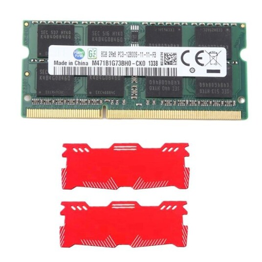 Ddr3 8gb Laptop Memory Ram+kjølevest 1600mhz Pc3-12800 1.5v 204 Pins Sodimm 2rx8 For Laptop Memory