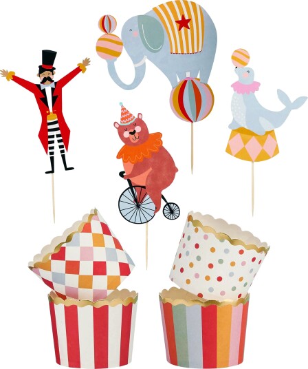 Club Green Hootyballoon Partypicks & Begre Sirkus 12-pack HBCP114