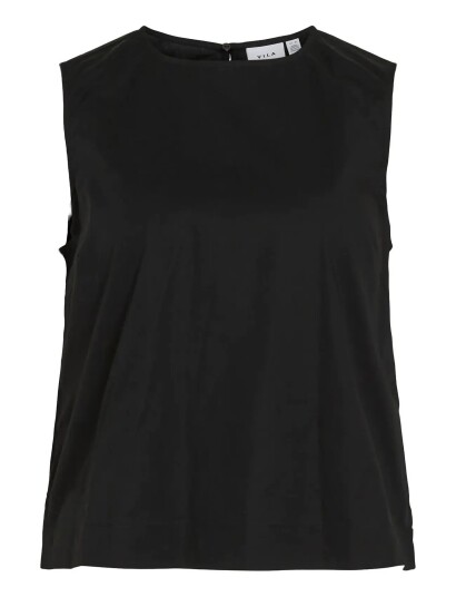 Vila Vivalencia O Neck S/L Short Top/2 Black 34 Vila Vivalencia O Neck S/L Short Top/2 Black 34
