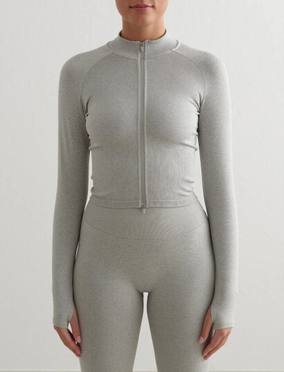 aim´n Shape Seamless Zip Jacket - Grey - XL aim´n Shape Seamless Zip Jacket - Grey - XL