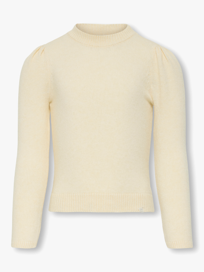 Kids Only Katia Life Long Sleeve Puff O Nock Hvit 110