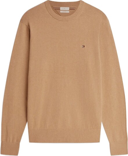 Tommy Hilfiger Pima Org Ctn Cashmere Crew Neck Beige XL