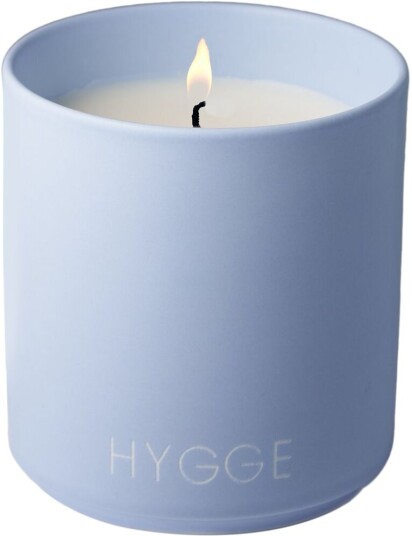 Design Letters Duftlys large Ø8 cm Hygge blue Design Letters Duftlys large Ø8 cm Hygge blue