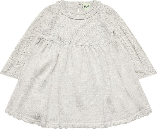 FUB Baby Dress LIGHT GREY MELANGE 68 FUB Baby Dress LIGHT GREY MELANGE 68