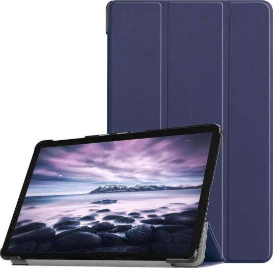 Taltech Tri-fold Etui for Samsung Galaxy Tab A 10.5 Mørkblå