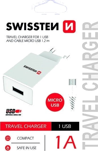 Swissten 1X Usb-A 1 A Lader (22061000)