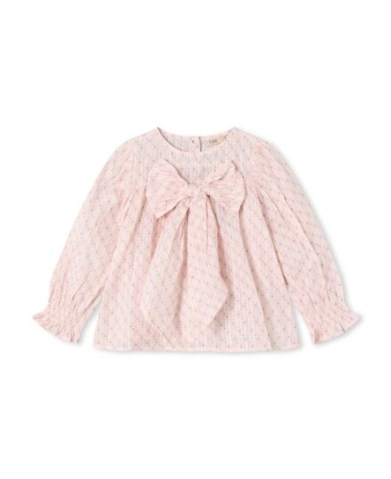 Fliink Zorro Ls Bow Blouse   Pink   122