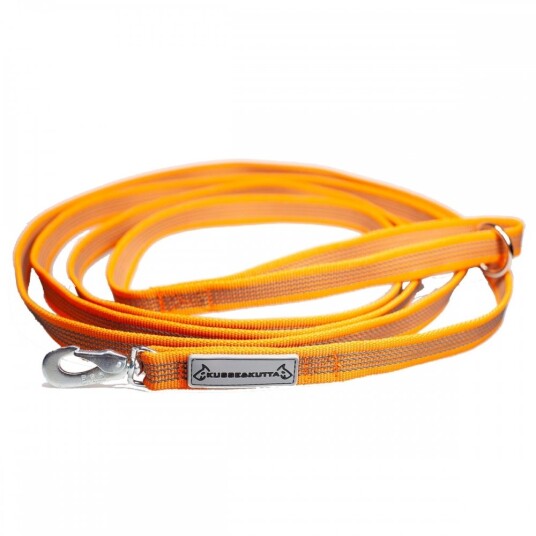Kusse & Kutta Grip Hundebånd Med Bgb Hake 300 cm Oransje