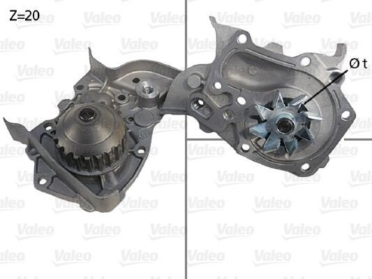 VALEO 506564 Vannpumpe