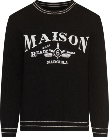 MM6 Maison Margiela Herre Strikkevarer Svart XL, MM6 Maison Margiela Herre Strikkevarer Svart XL,