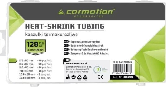 CARMOTION 86449 Utvalg, varmekrympeslange