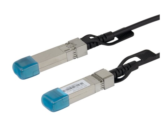 Deltaco - 10Gbase-Cu Direkte Tilkoblingskabel - Sfp+ Til Sfp+ - 1 M - Toakset - Passiv - Svart Deltaco - 10Gbase-Cu Direkte Tilkoblingskabel - Sfp+ Til Sfp+ - 1 M - Toakset - Passiv - Svart