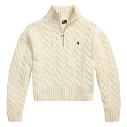 Ralph Lauren Polo Dame Strikkevarer Hvit XL