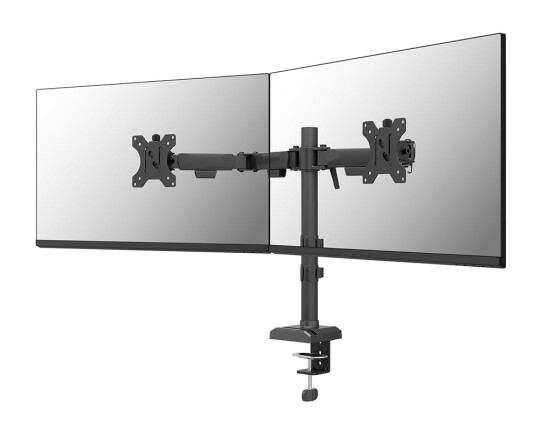 Neomounts DS60-600BL2 Skjermarm for Dobbel Monitor - Full Bevegelse - Opp til 32"
