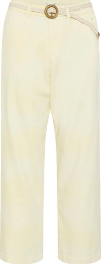 Cream Dame Bukser Gul 2XL L32,