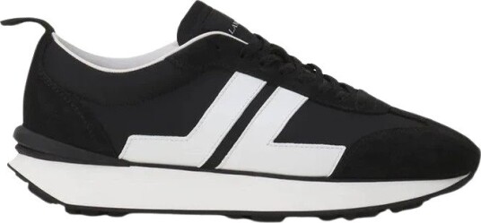 Lanvin Bumpr Running Sneakers Black/White