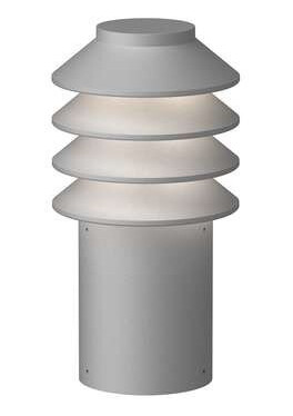 Louis Poulsen Bysted Garden Short LED 2700K m/base Aluminium