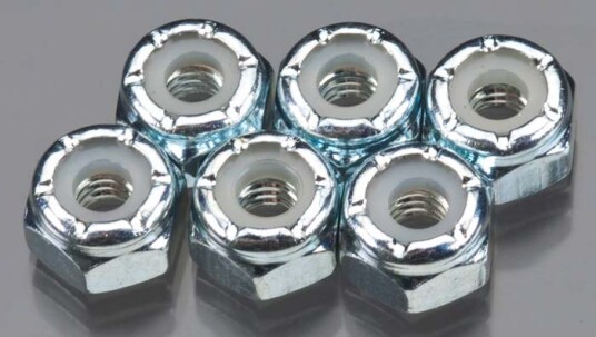 Associated 6952 Steel Locking Nut 8-32 6 Associated 6952 Steel Locking Nut 8-32 6