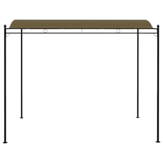 vidaXL Hagemarkise 3x2,5 m gråbrun 180 g/m²